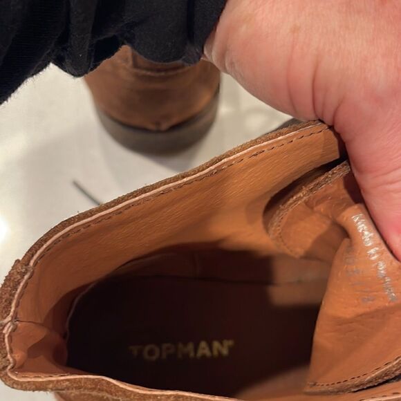 Topman men’s boots size 43 excellent condition brown suede boots in style. - Picture 7 of 9